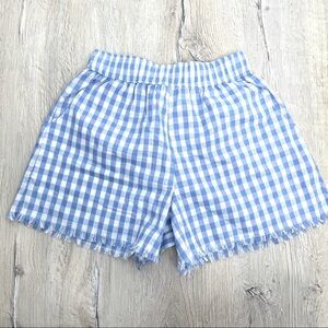 Seek The Label Australia Blue & White Plaid Shorts